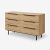 Bedroom MADE.COM | Damien Walnut Effect Chest Of Drawers