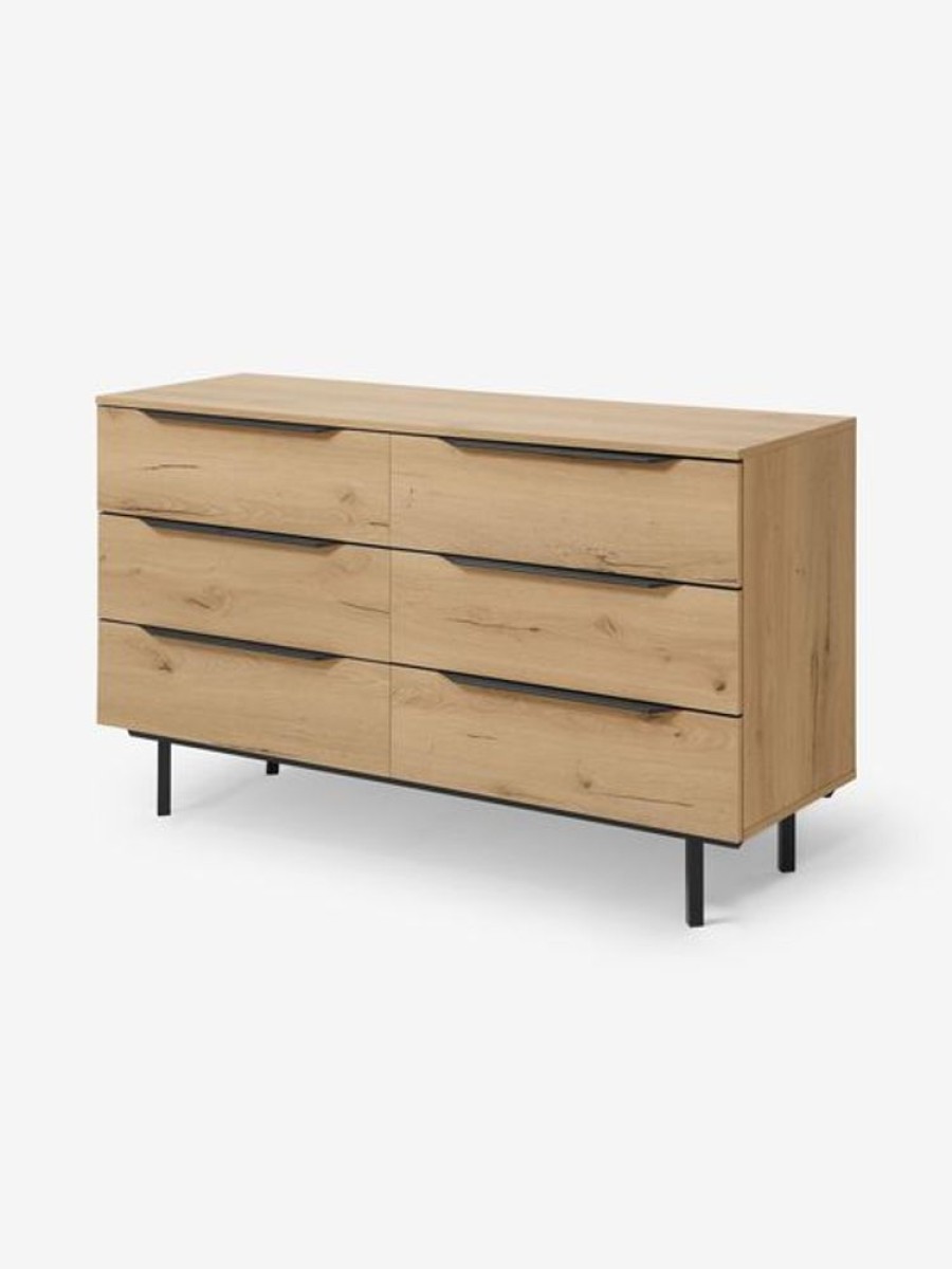 Bedroom MADE.COM | Damien Walnut Effect Chest Of Drawers