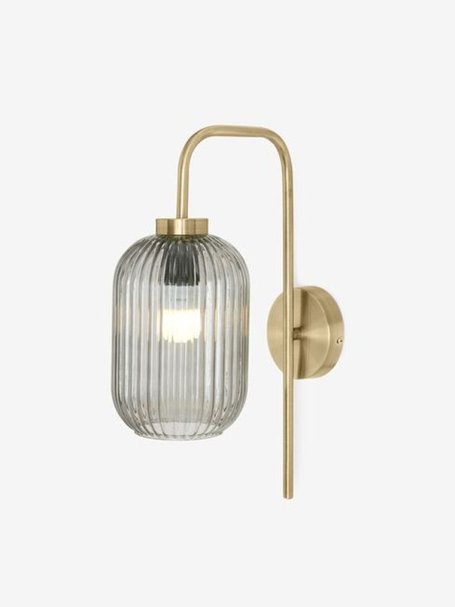 Lighting MADE.COM | Briz Antique Brass Wall Lamp