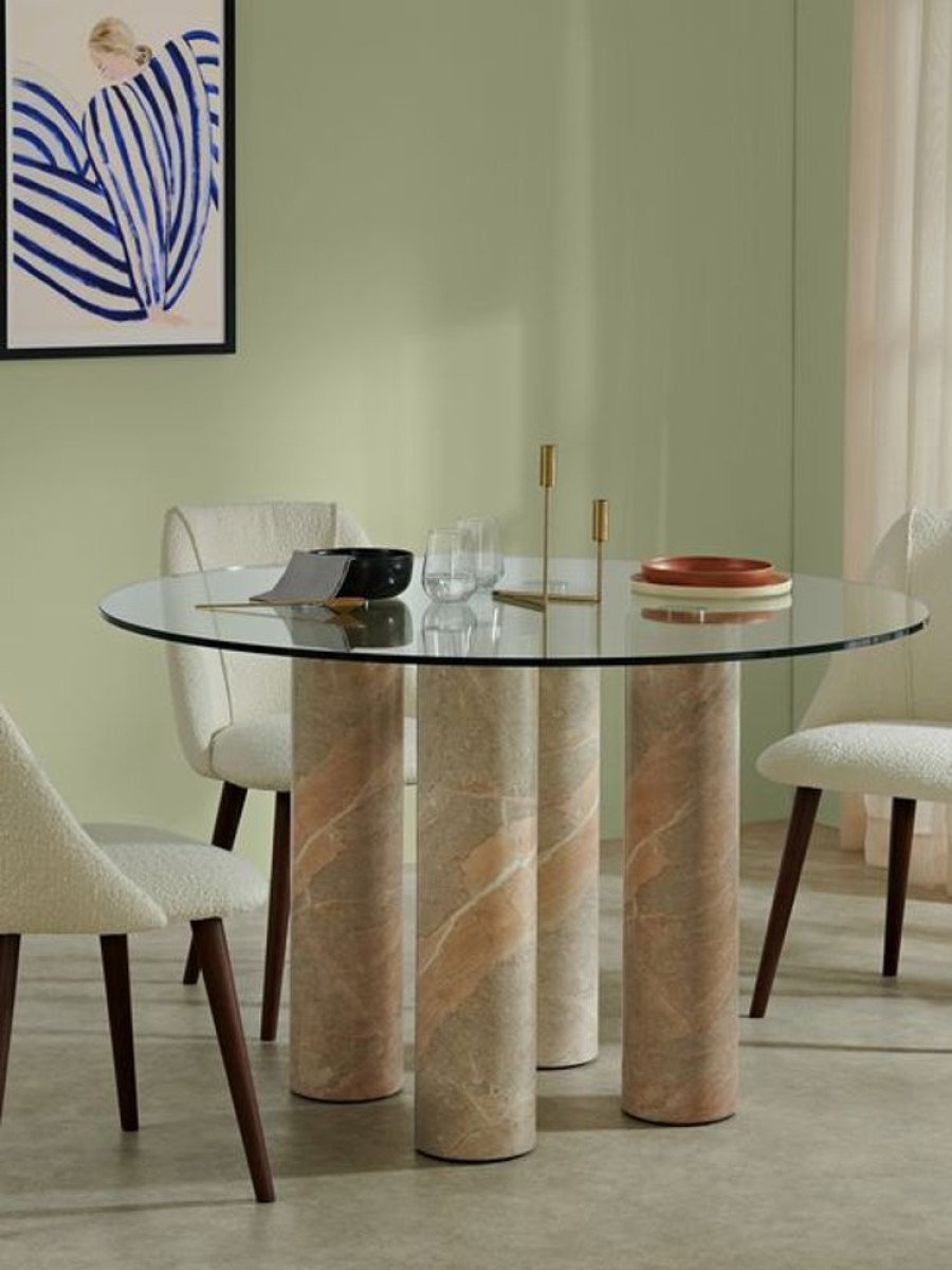 Dining Room MADE.COM | Nisi Round 4 To 6 Seater Dining Table