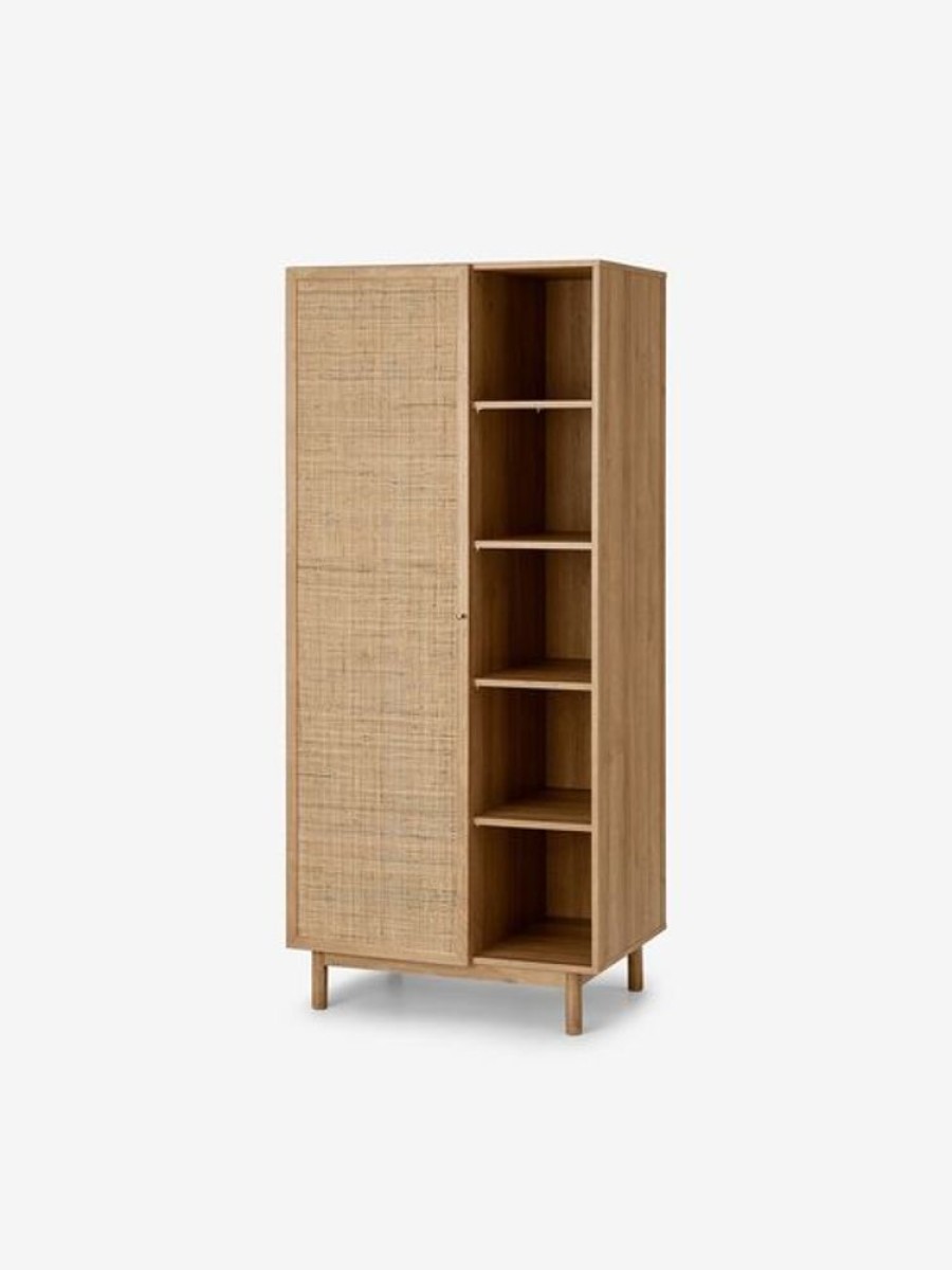 Bedroom MADE.COM | Pavia Natural Rattan Double Wardrobe