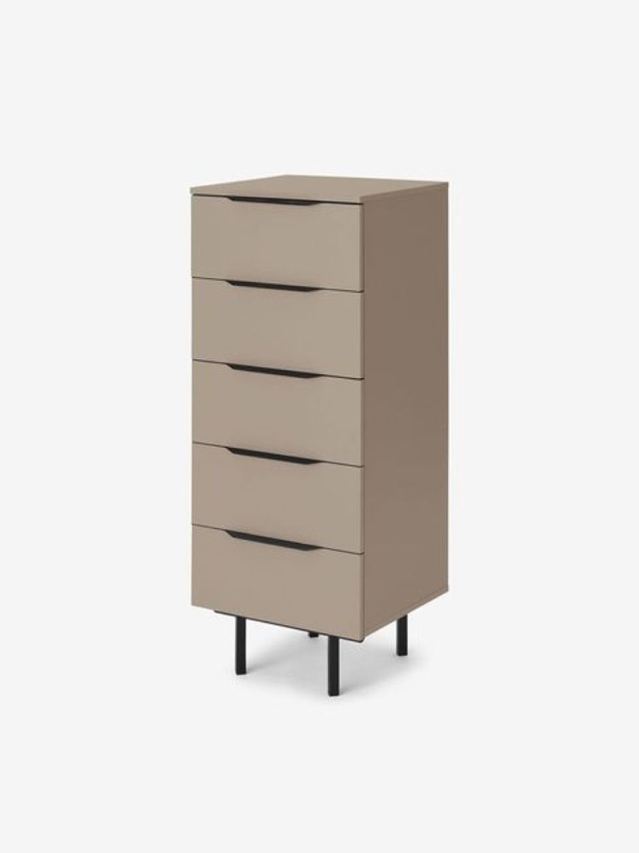 Bedroom MADE.COM | Damien Walnut Effect Chest Of Drawers