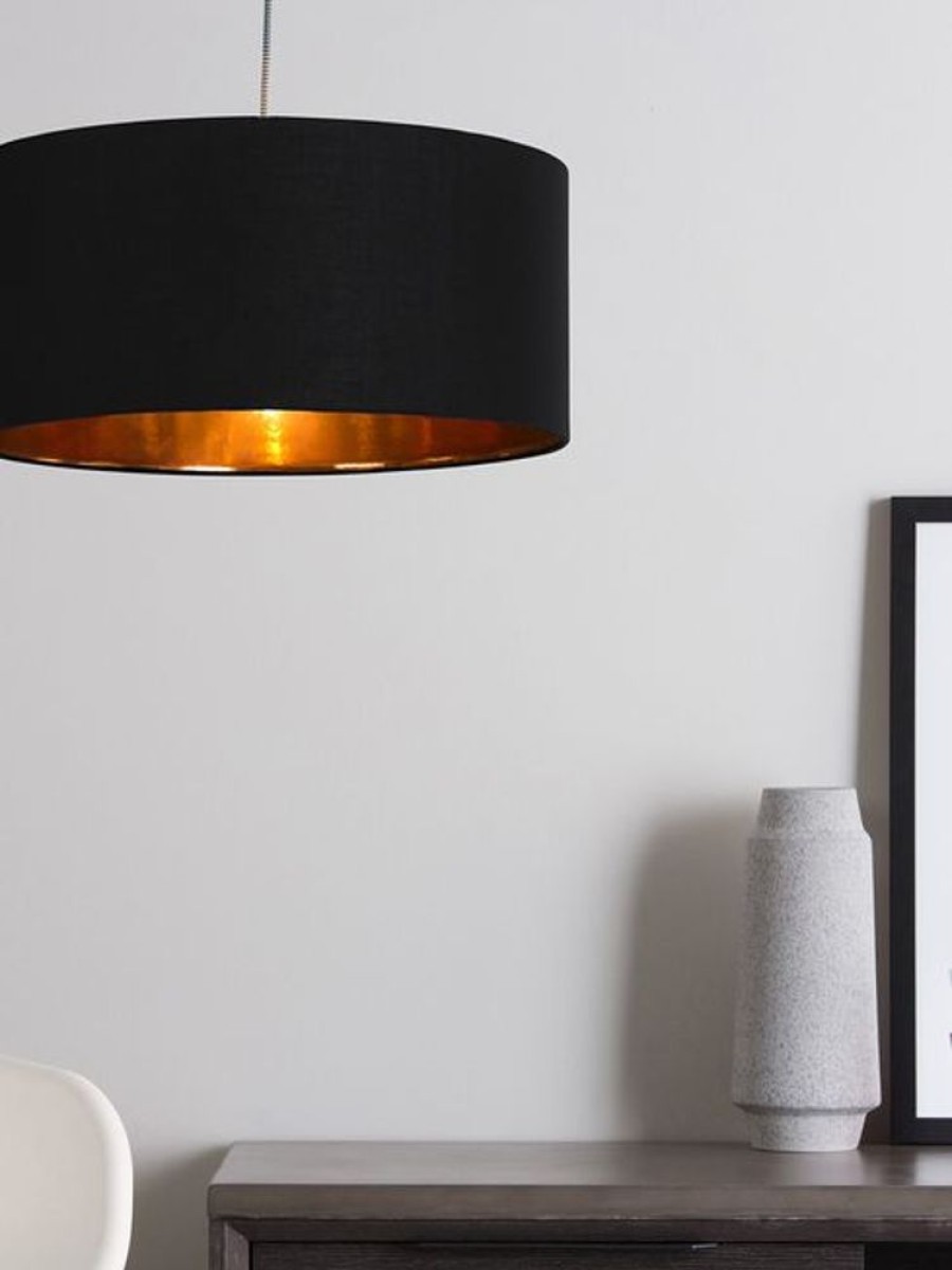 Lighting MADE.COM | Oro Pendant Drum Lamp Shade