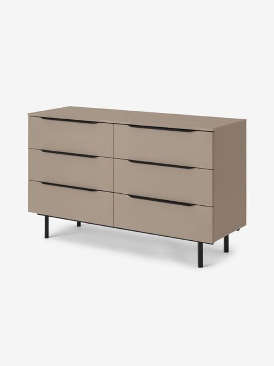 Bedroom MADE.COM | Damien Walnut Effect Chest Of Drawers