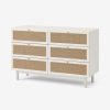 Bedroom MADE.COM | Pavia Natural Rattan Wide Chest Of Drawers