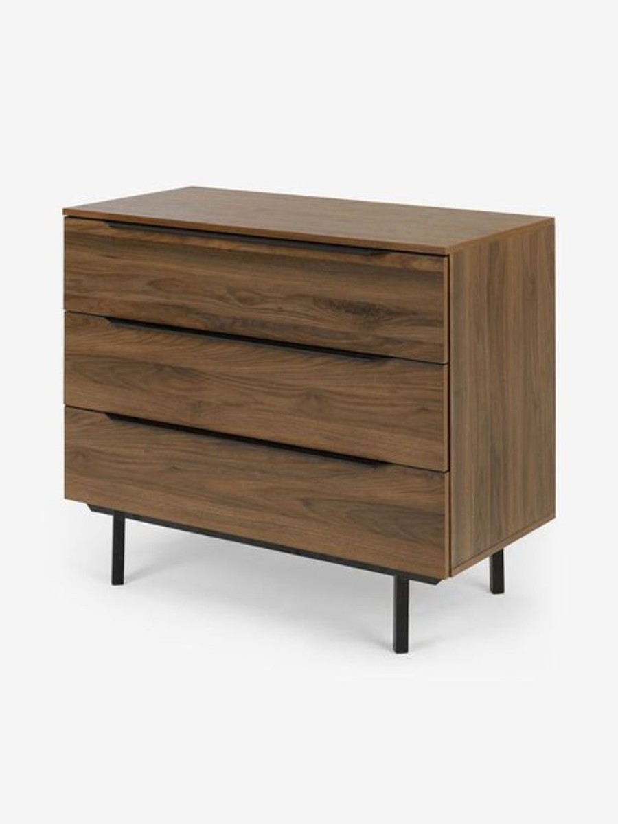 Bedroom MADE.COM | Damien Walnut Effect Chest Of Drawers