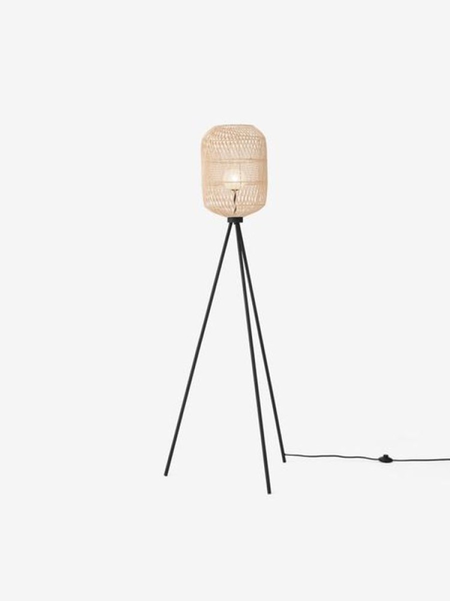 Lighting MADE.COM | Rattan Java Tripod Floor Lamp