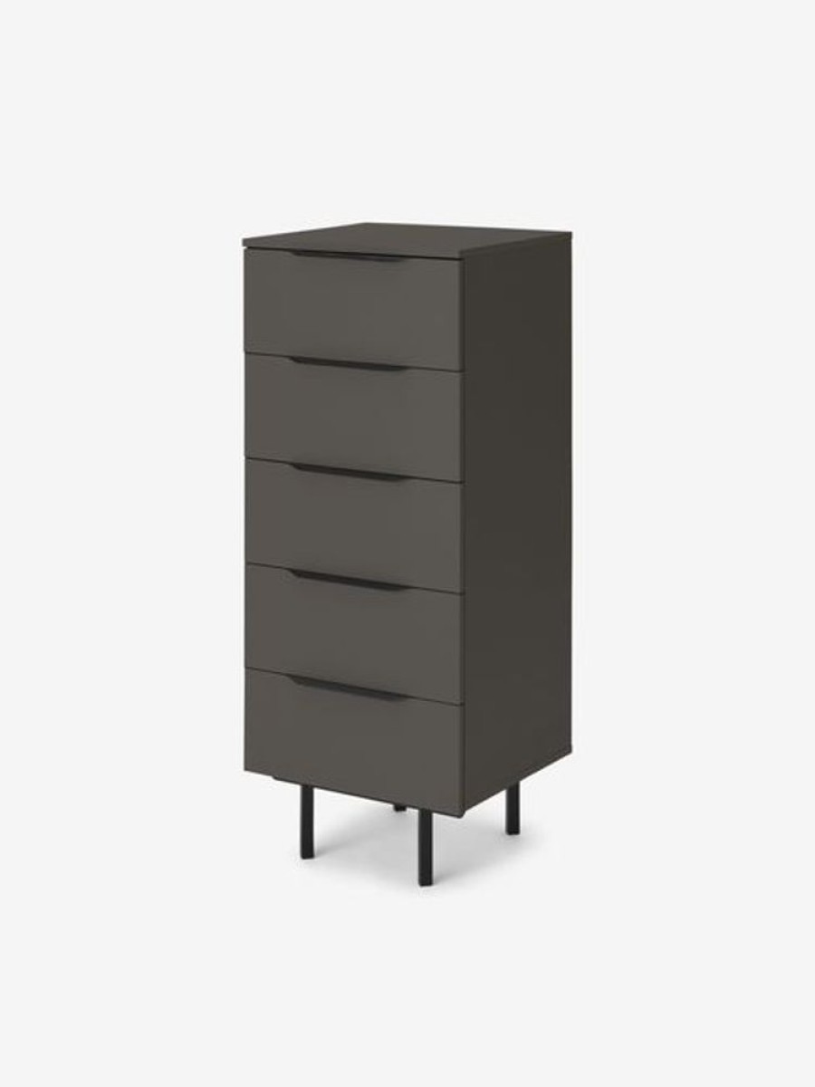 Bedroom MADE.COM | Damien Walnut Effect Chest Of Drawers