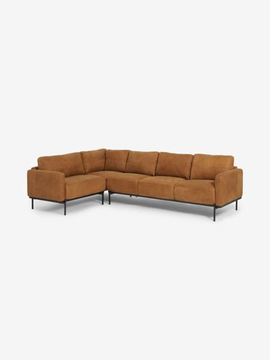 Sofas & Chairs MADE.COM | Jarrod Leather Corner Sofa