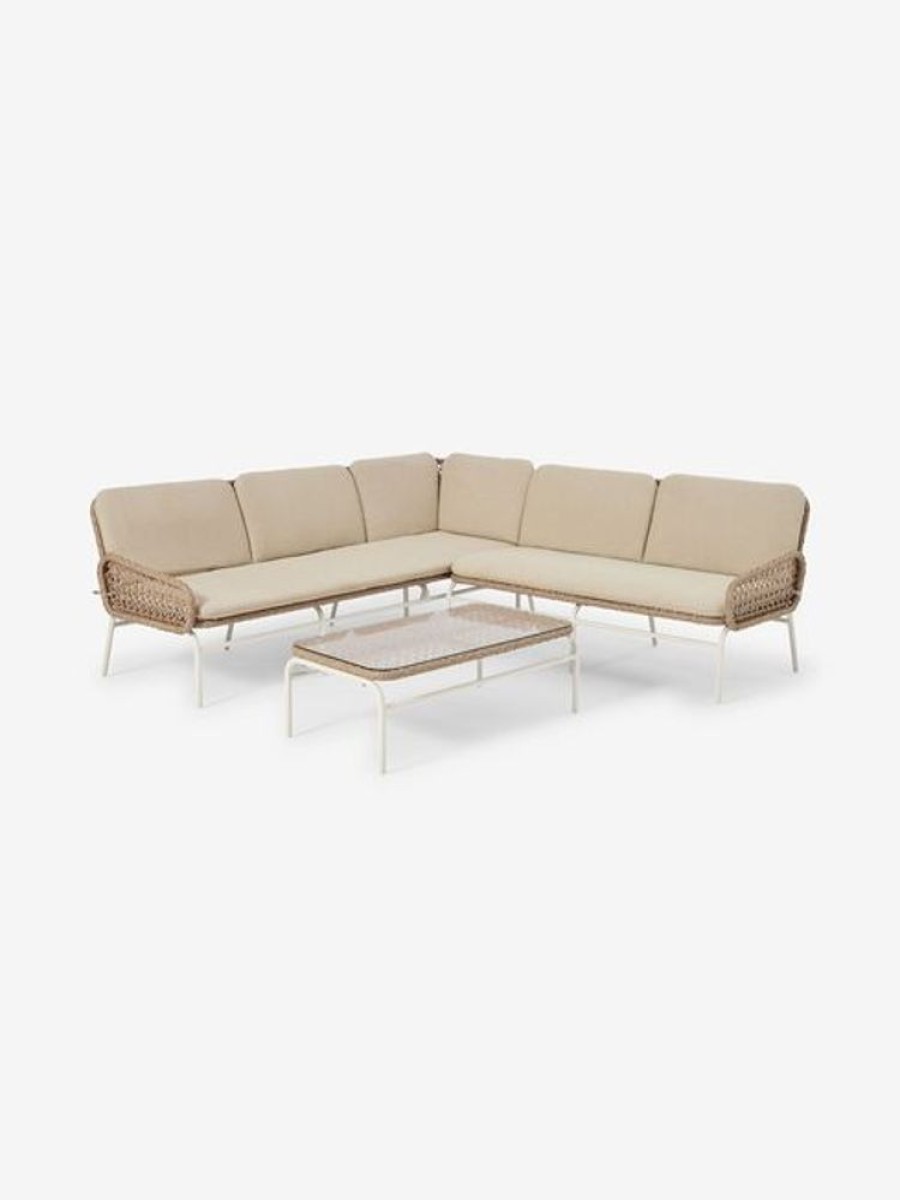 Garden MADE.COM | Rhonda Garden Corner Sofa With Table