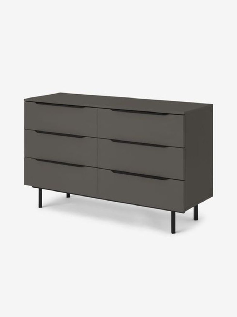 Bedroom MADE.COM | Damien Walnut Effect Chest Of Drawers