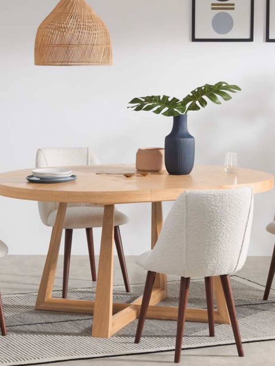 Dining Room MADE.COM | Belgrave Oval 4 To 6 Seater Extending Dining Table